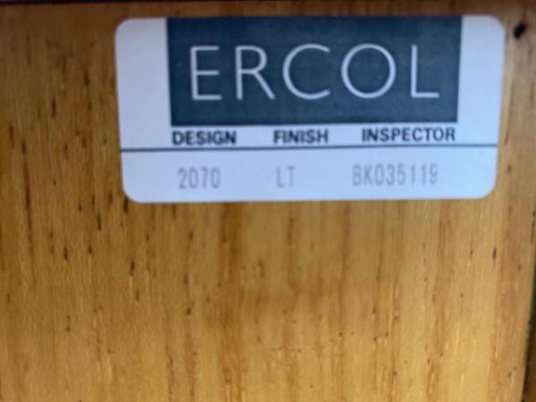 Image 2 of Ercol Mural Light Elm CD DVD Media Low Storage Cabinet