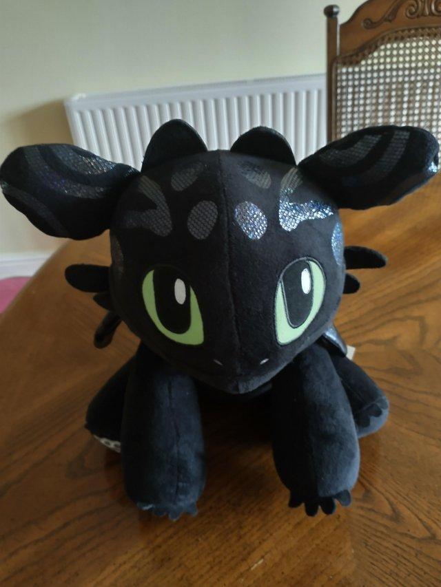 Preview of the first image of How to train your dragon Build a Bear dragon with wings.