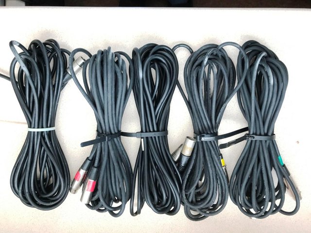 Preview of the first image of Good quality XLR - XLR Microphone lead(s),.