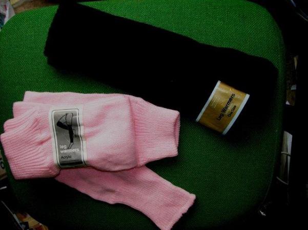 Image 1 of Leg Warmers in Black, Navy or Pink. New. NP