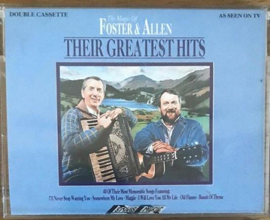 Image 1 of Foster & Allen Their Greatest Hits double music cassette.