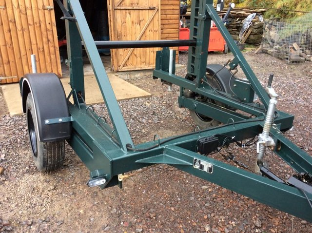 Preview of the first image of Cable drum trailer CD60 we can deliver to any location.