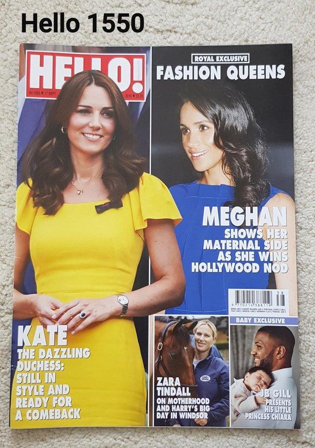 Preview of the first image of Hello Magazine 1550 - Fashion Queens - Kate & Meghan.