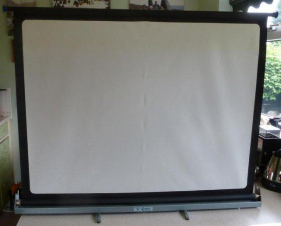 Image 1 of Table Mounted Projector Screen