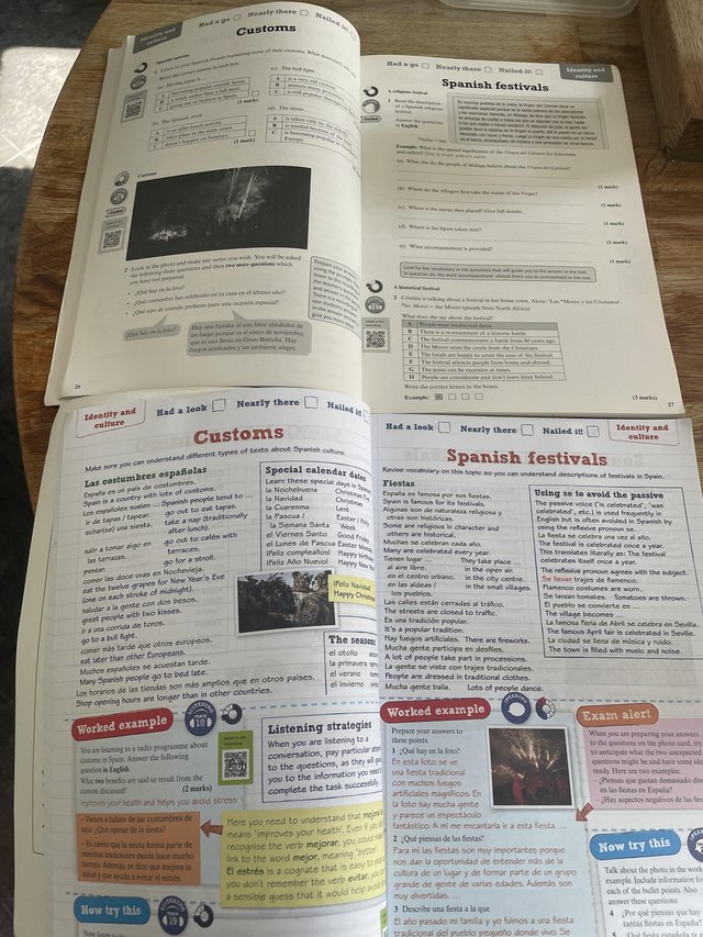 Preview of the first image of Pearson Spanish AQA GCSE Revision Guide & Workbook.