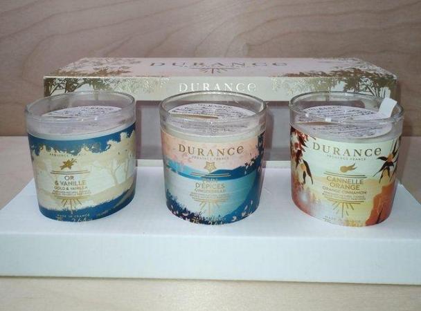 Image 5 of New Set of 3 Scented Durance Candles Collect or Post