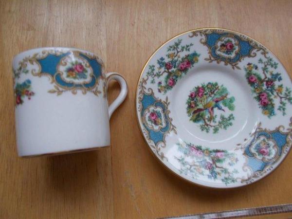 Image 2 of Coalport bone china coffee cup and saucer