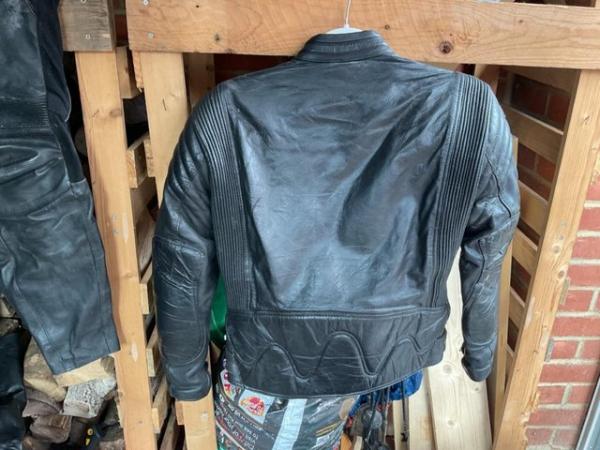 Image 2 of Vintage leather motorbike jacket