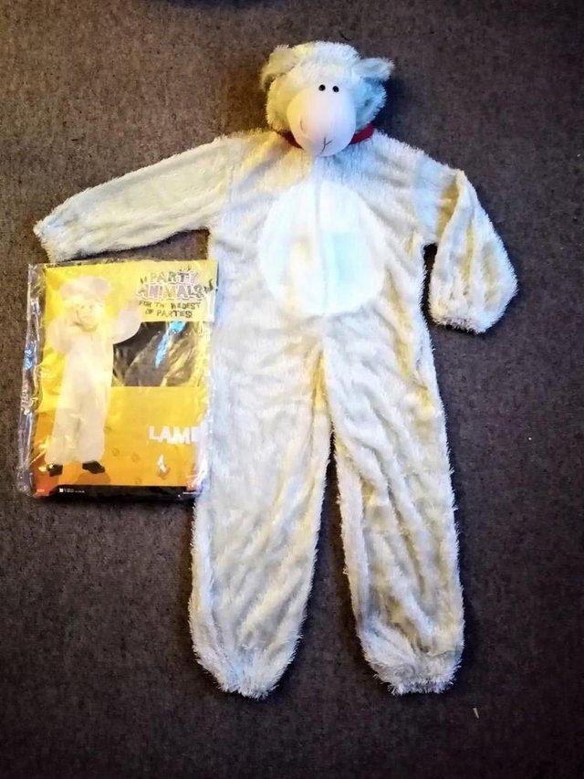 Preview of the first image of Little Lamb Outfit Costume For Children age 4-6 Years.