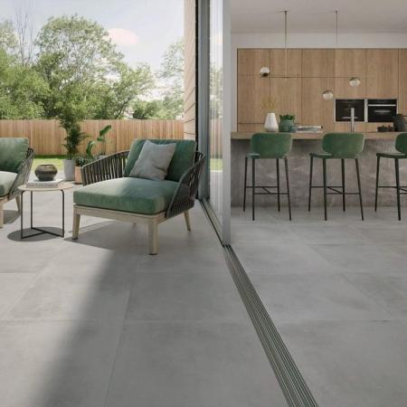 Image 2 of Maddox Grey Anti Slip Indoor Outdoor Porcelain Tile