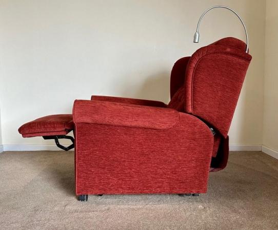 Image 10 of LUXURY ELECTRIC RISER RECLINER RED CHAIR MASSAGE CAN DELIVER
