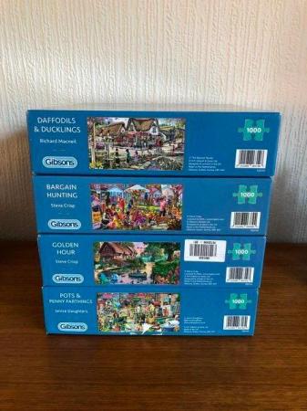 Image 2 of 4 x GIBSONS 1000 PIECE QUALITY JIGSAW PUZZLES