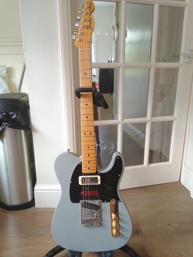 Preview of the first image of Fender Artist Series Brent Mason Telecaster Primer Grey.