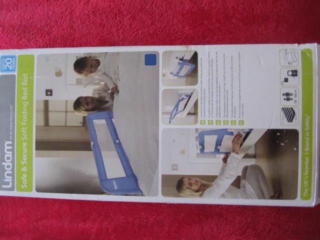 Preview of the first image of Childs Bed Safety Guard by Lindam.