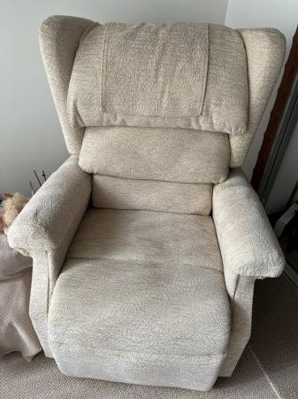 Image 1 of Pair of Electric Riser Recliner chairs by CareCo