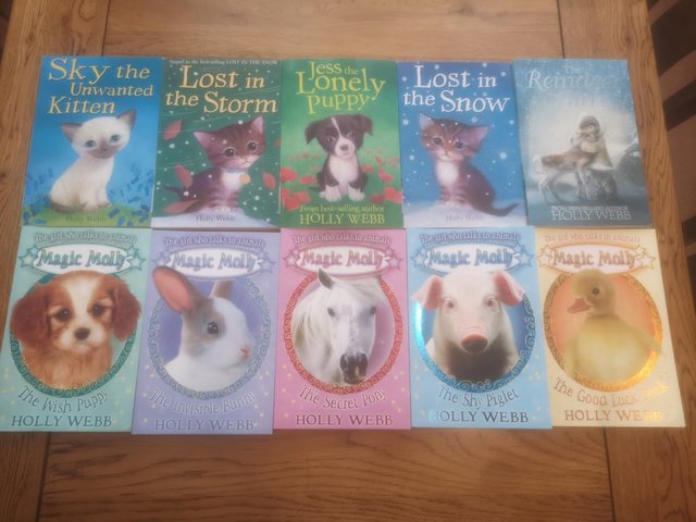 Preview of the first image of Ten Holly Webb children's animal books.