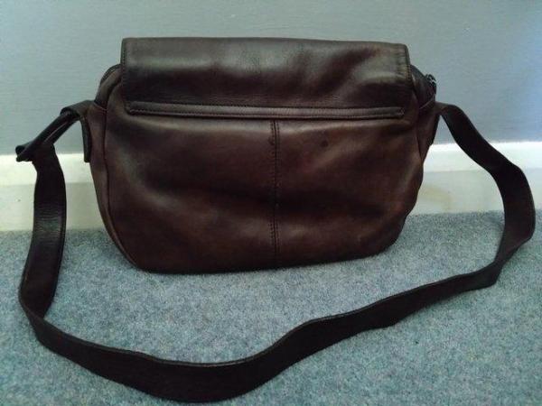 Image 2 of Tula Leather Cross Body Bag, Brown