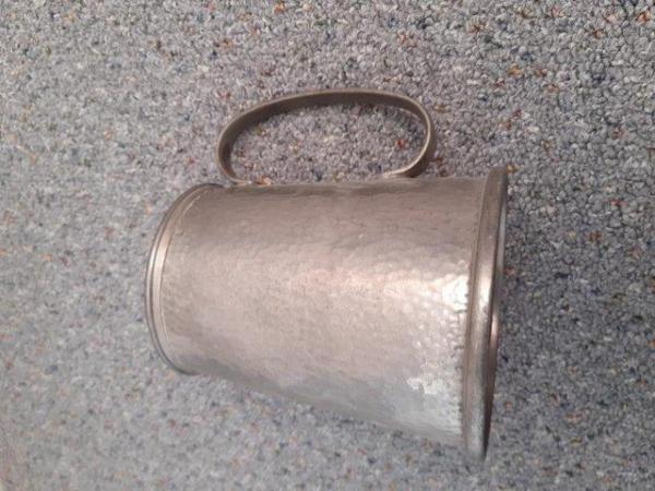 Image 2 of Antique Pewter tankards in lovely condition