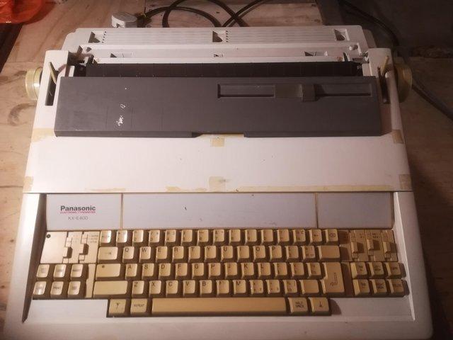 Preview of the first image of Panasonic electric type writer.