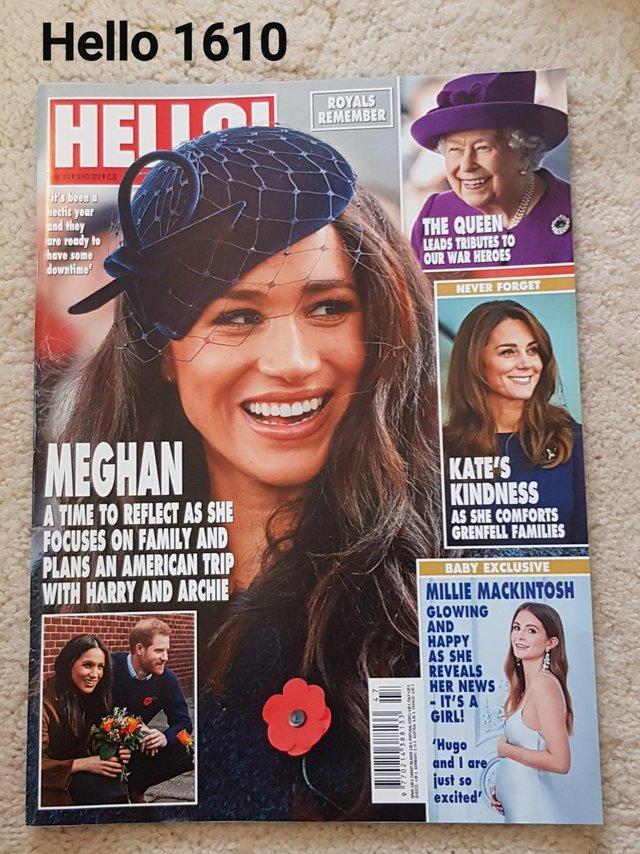Preview of the first image of Hello Magazine 1610 - Royals - Tributes to War Heroes.