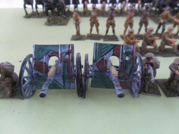 Image 12 of 156 figures First World War British soldiers 40mm Metal.