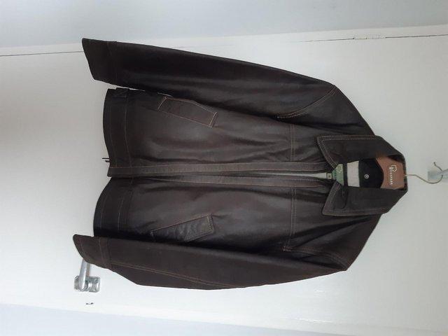 Preview of the first image of Hide Park Leather Jacket 42 inch chest.