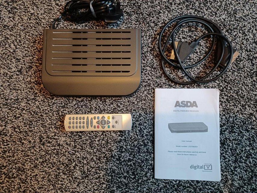 Preview of the first image of Asda LESTB0804 Digital Freeview Receiver.