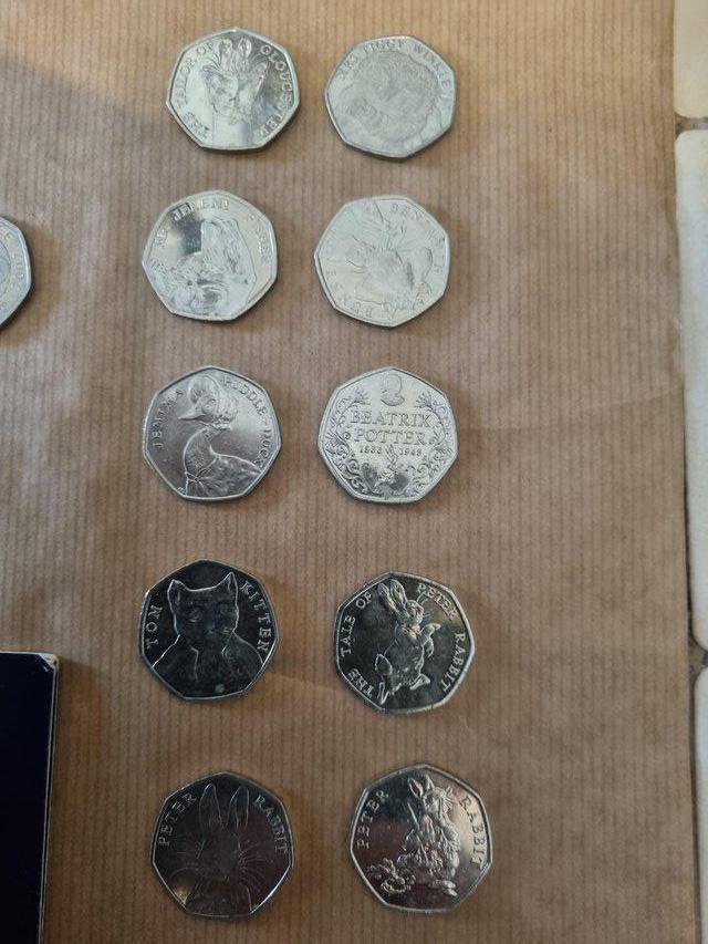 Preview of the first image of Collection of 50p coins. Some very rare.