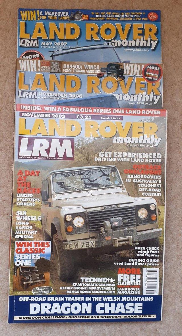 Preview of the first image of Land Rover International / Monthly Magazines & Others total.