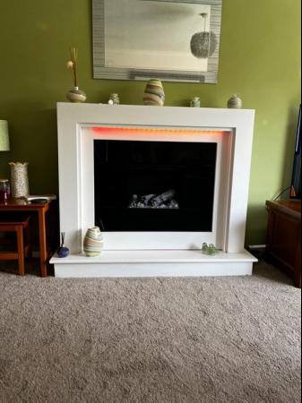 Image 2 of Fire surround with electric fire