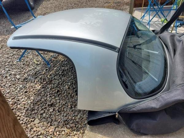 Image 2 of Hard top for BMW Z3 silver (1999)  + storage cover and stand