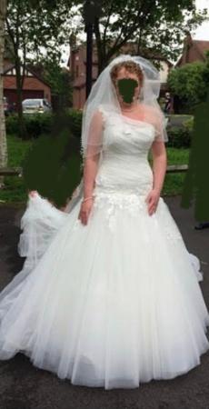 Image 3 of Wedding Dress & Flower Girls Dress & Shoes