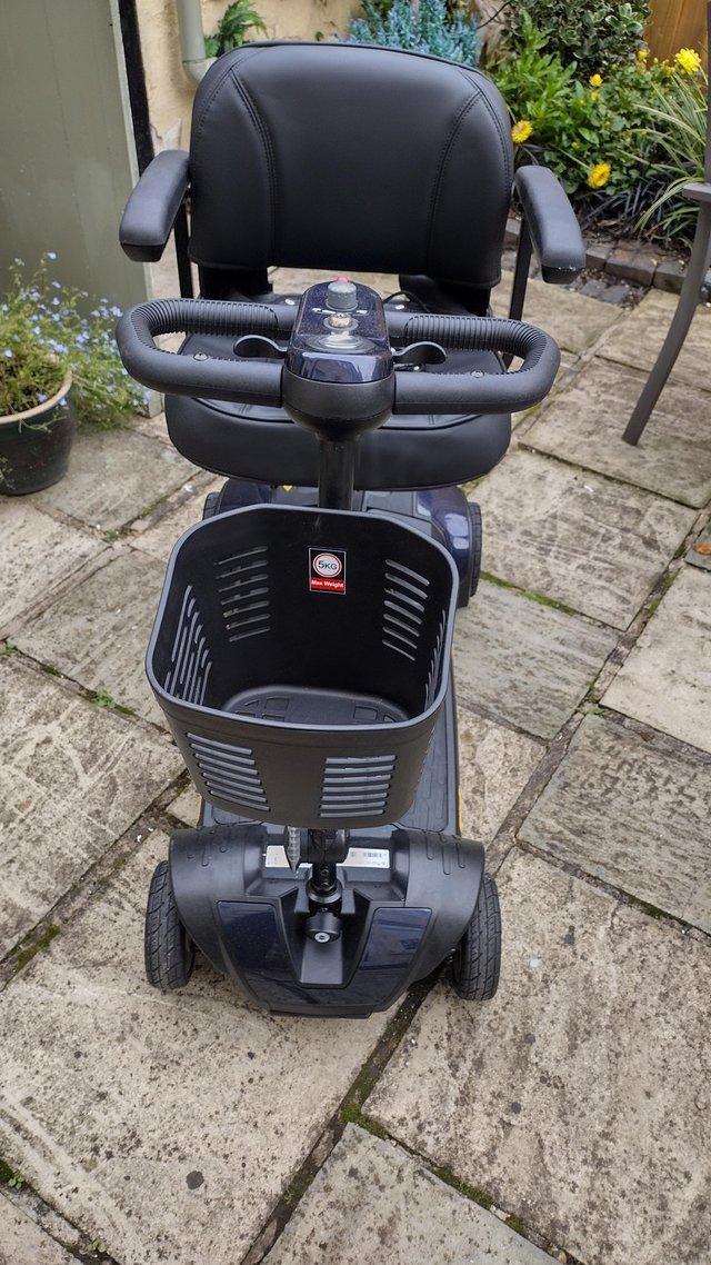 Preview of the first image of Seven month old Jobby Scooter, Blue, still under warranty.