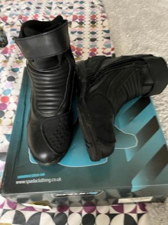 Image 3 of Motorcycle Ladies Spada Icon Ankle Boots Size 39
