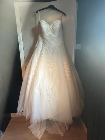 Image 3 of Wedding dress and veil for sale