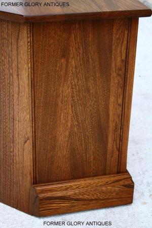 Image 12 of AN ERCOL GOLDEN DAWN ELM CORNER TV CABINET STAND TABLE UNIT