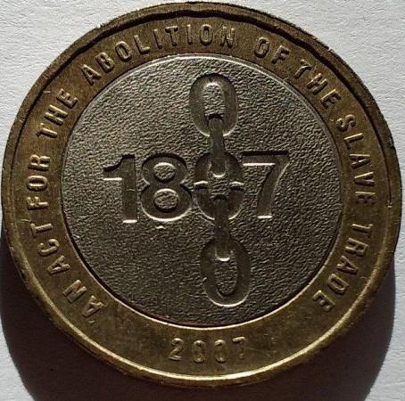 Image 1 of 2007 Abolition of Slavery £2 Coin