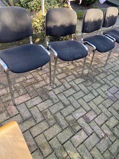 Image 3 of REDUCED PRICE FOR SALE - 4 BLUE CHAIRS for Home or Garden