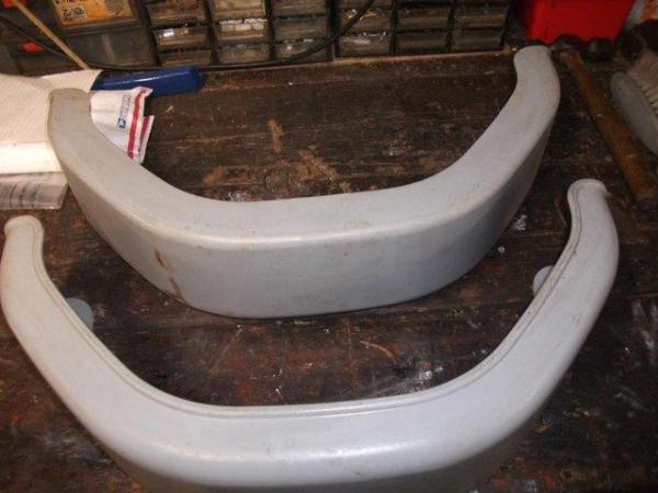Image 1 of trailer mudguards for 8" wheels