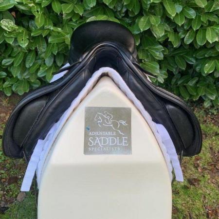 Image 7 of Kent & Masters 17” High Wither Dressage saddle