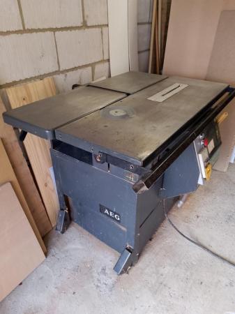 Image 9 of AEG maxi 26 Table saw. Good working order.