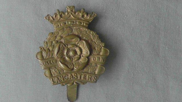 Preview of the first image of Genuine Duke of Lancasters Yeomanry WWW1 Cap Badge.