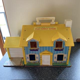Image 1 of Vintage Fisher Price Play Family House , Furniture & play pe