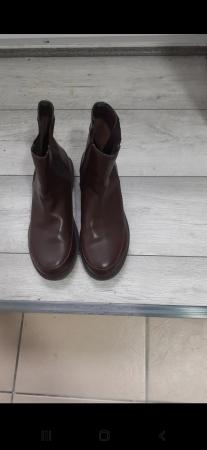 Image 3 of Mens brown leather ankle boots new