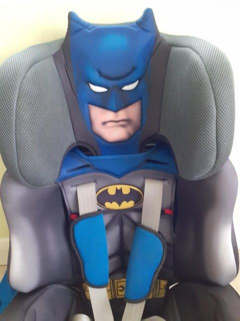 Preview of the first image of Batman childrens car seat. Stage 1 2 3.