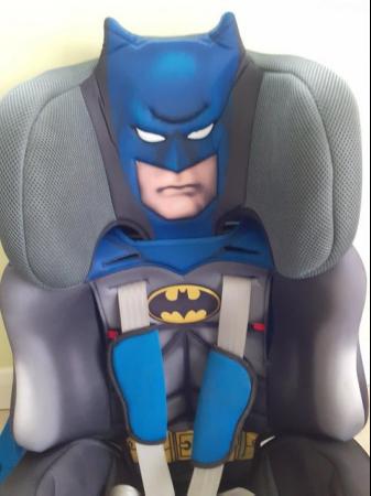 Image 1 of Batman childrens car seat. Stage 1 2 3