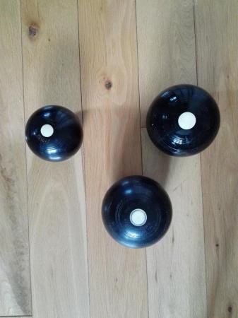 Image 3 of Three Thomas Taylor bowling balls,