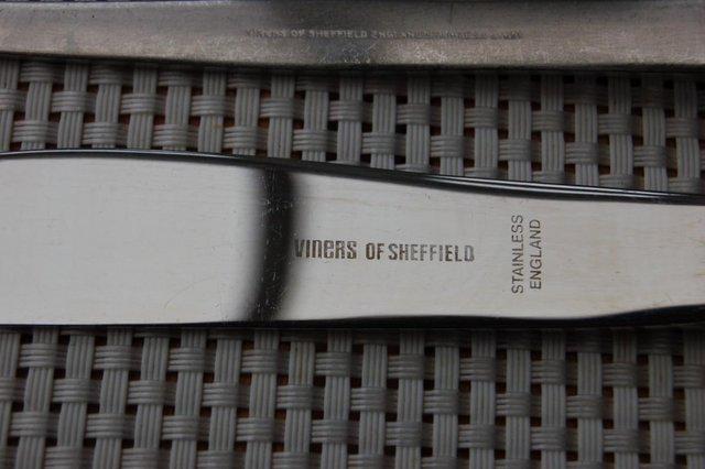 Image 4 of Viners Vintage Cutlery Canteens in Stainless Steel, As New