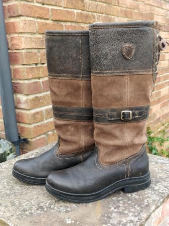 Image 7 of ARIAT LANGDALE LADIES COUNTRY RIDING BOOTS SIZE 8