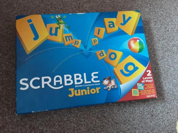 Image 1 of Junior scrabble board game